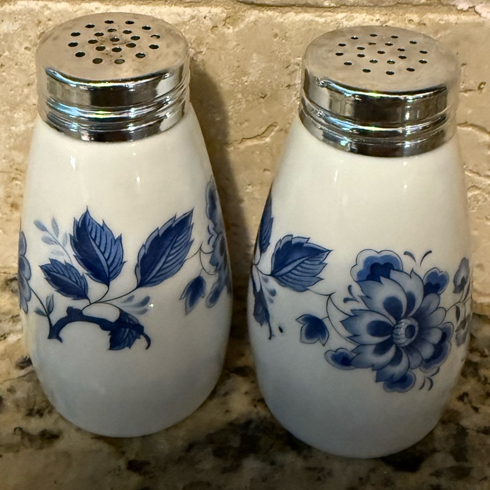 PM Bavaria, porcelain vintage salt and pepper shaker.